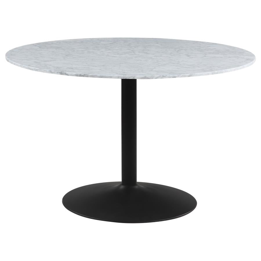 Mesa de comedor BARTOLE D120, Mármol blanco