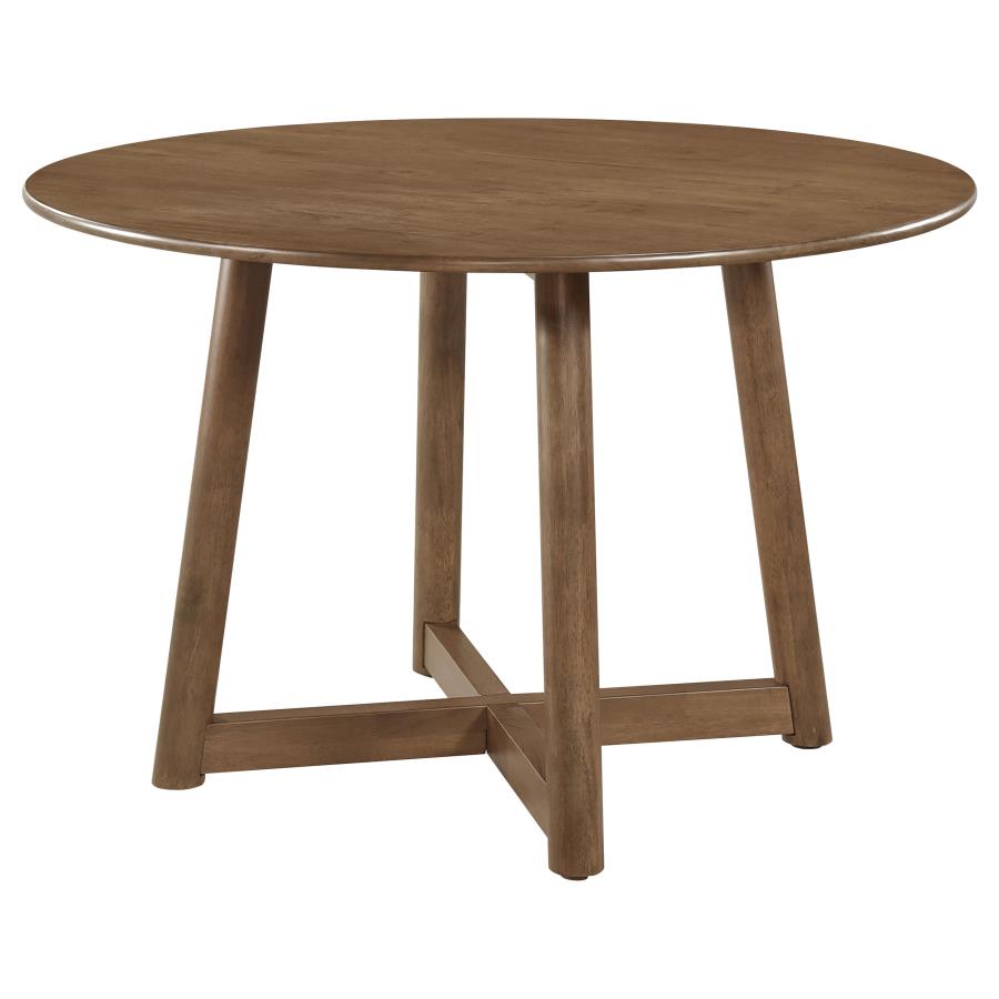 Mesa comedor DINAH 47"D, nogal