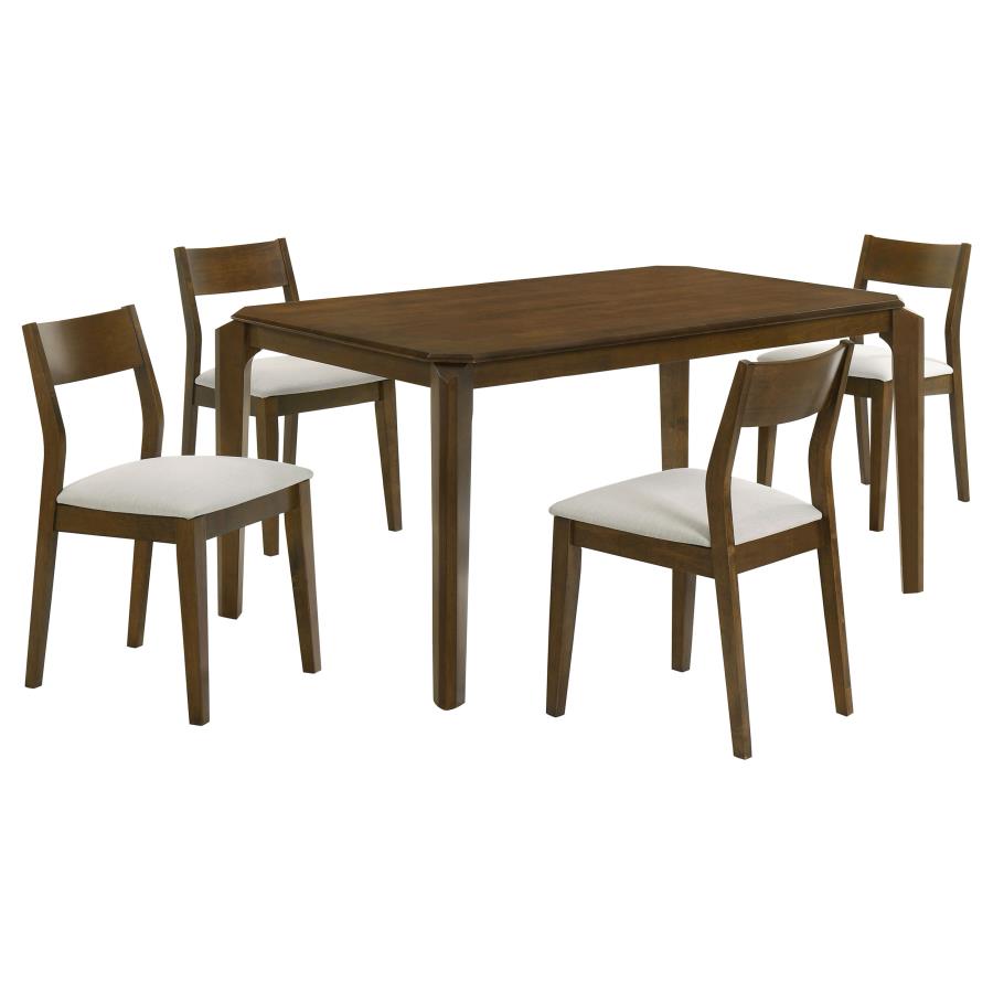 Comedor 5pzs ALMONTE: Mesa + 4 sillas