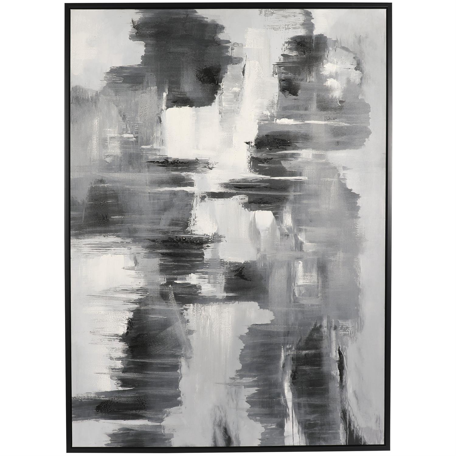 FRAMED CANVAS ART 40"W x 60"H