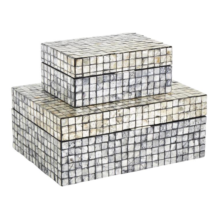 Cajas Conchanacar Gris 2Pz 12", 8"