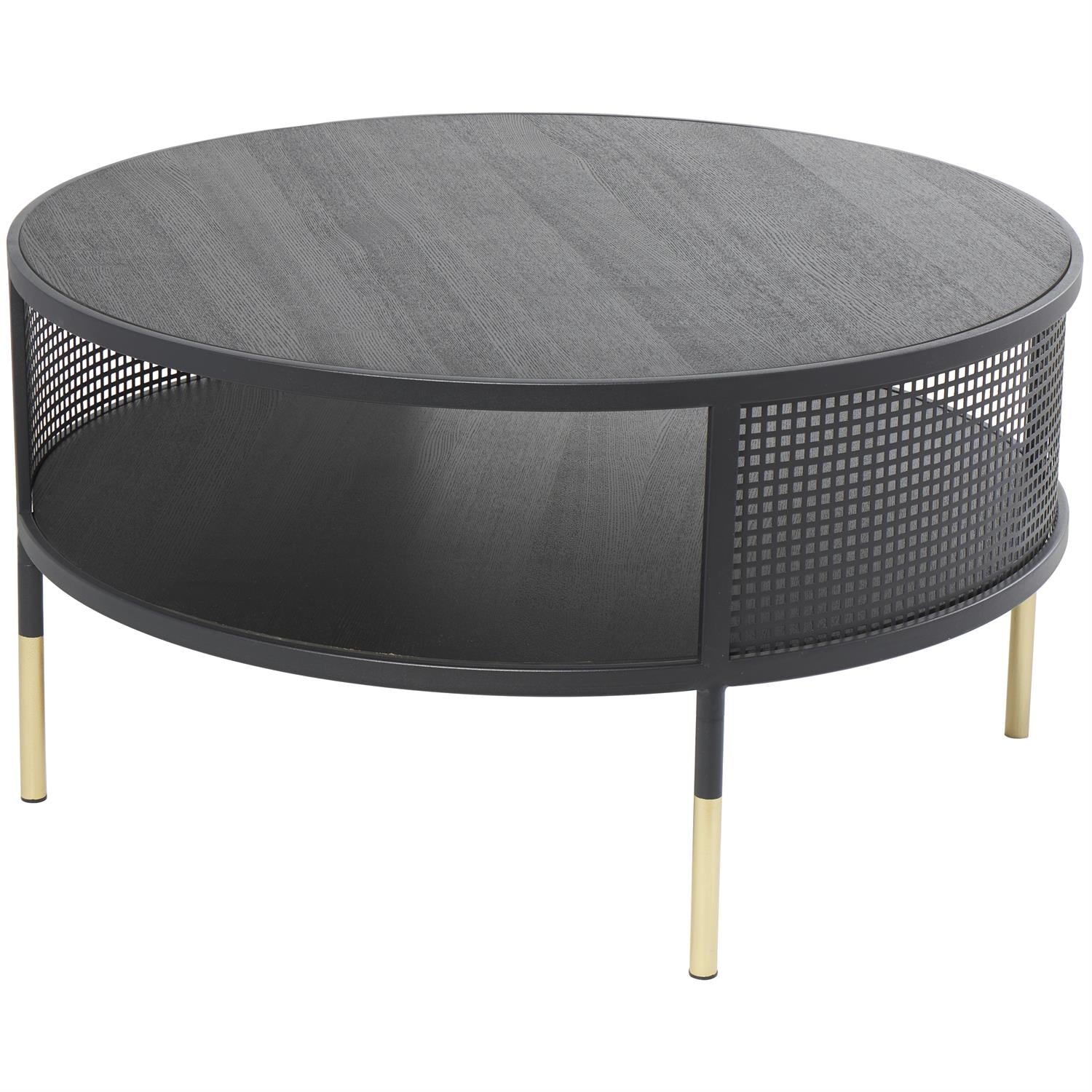 Mesa de centro, red de mtal 32"W, 17"H