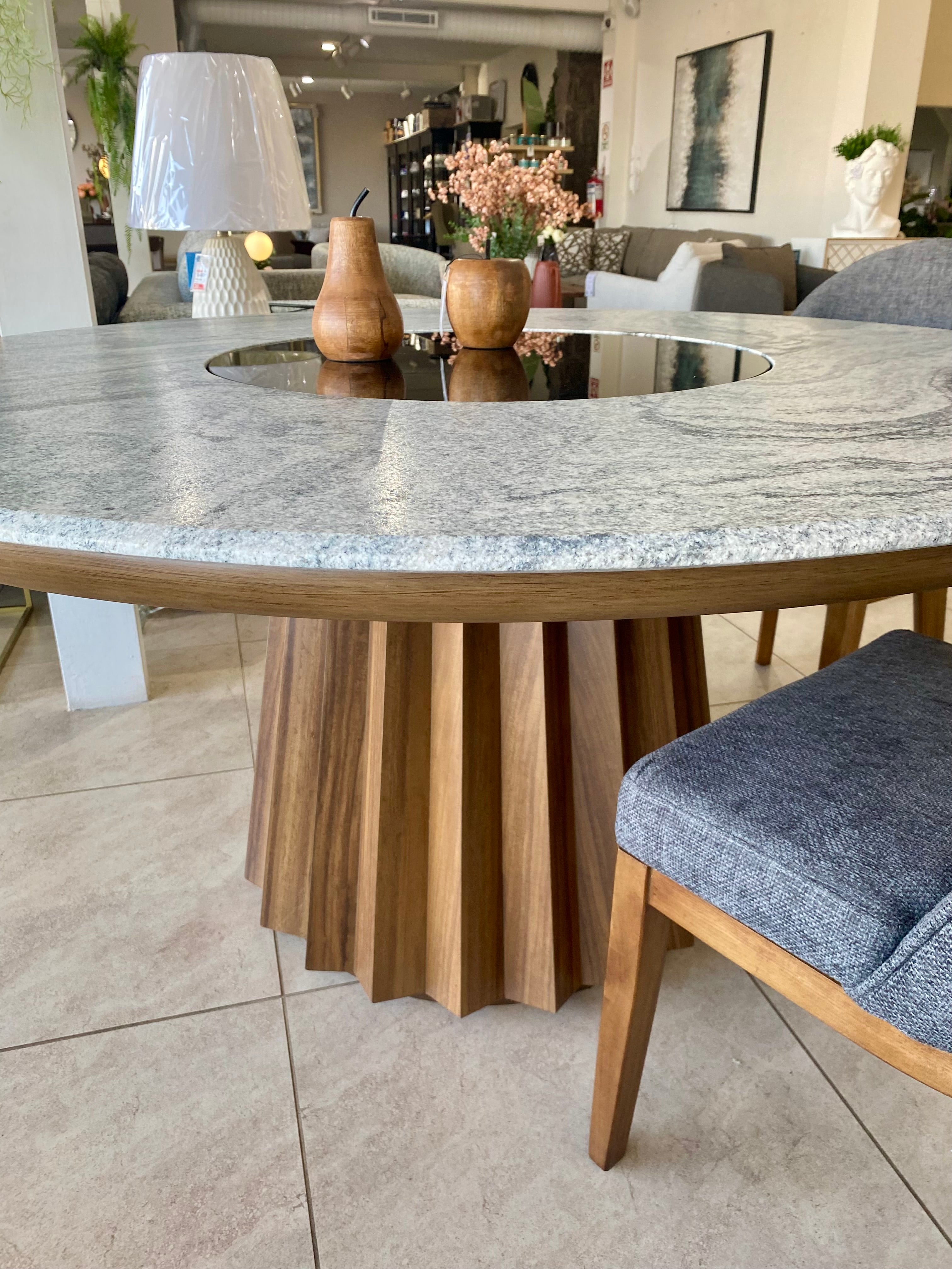 Mesa de comedor DONATELLA D160/ Granito