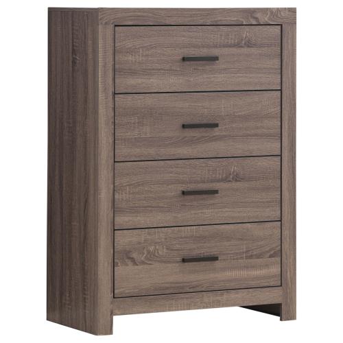 Chest Cajonero BRANTFORD 80x40x114cm, Gris