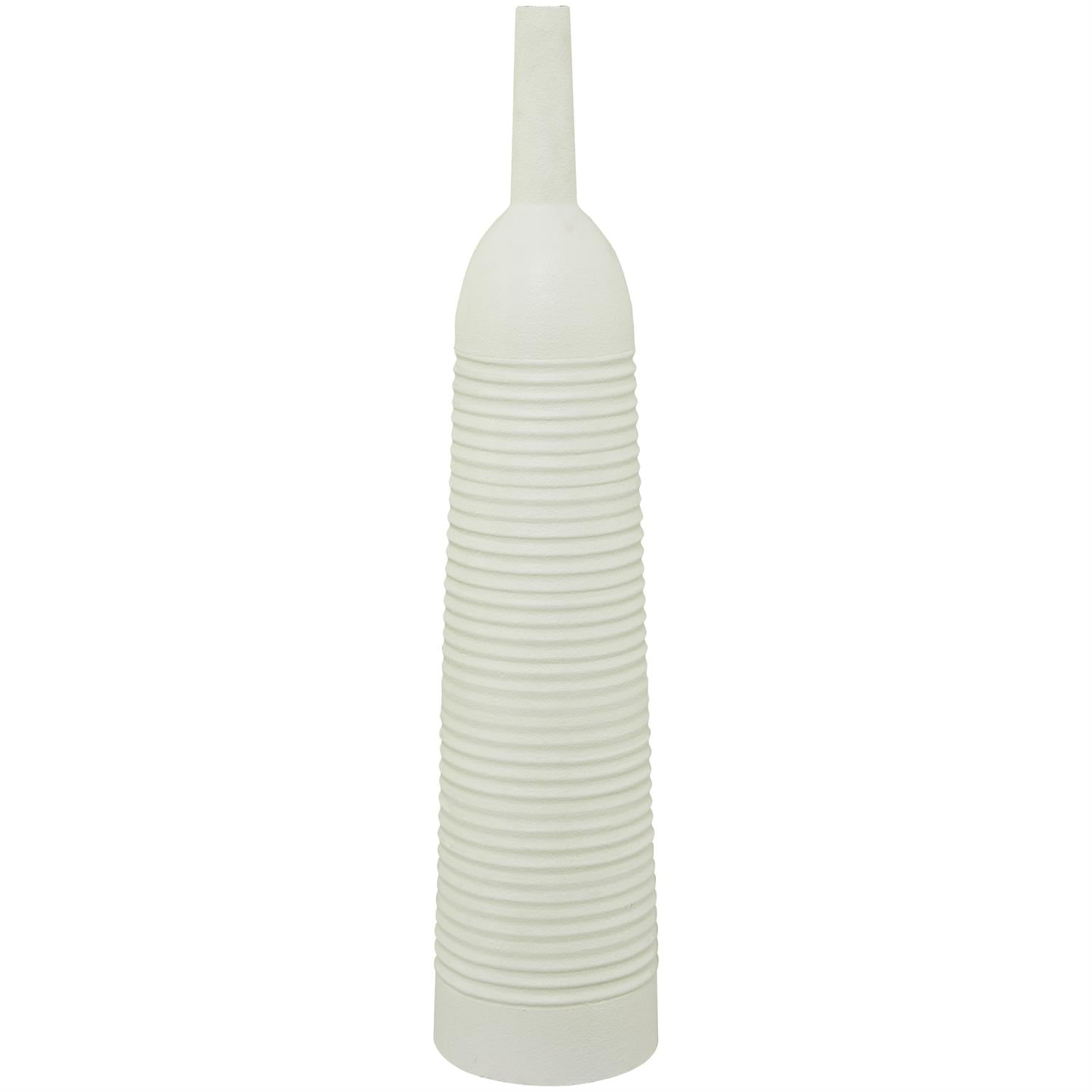 MTL FLOOR VASE 8"W, 36"H