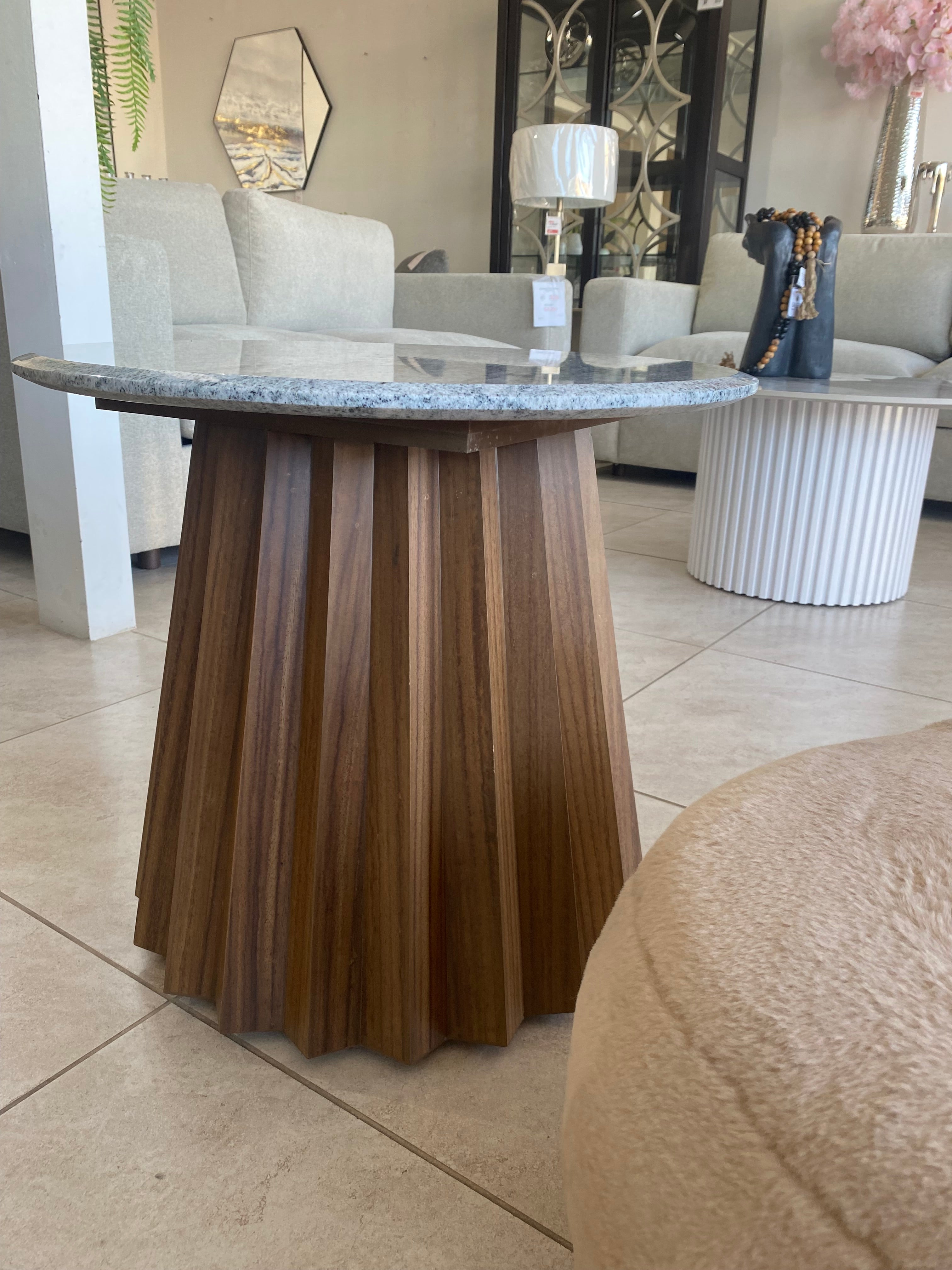 Mesa Lateral DONATELLA D60/ Granito Viscount