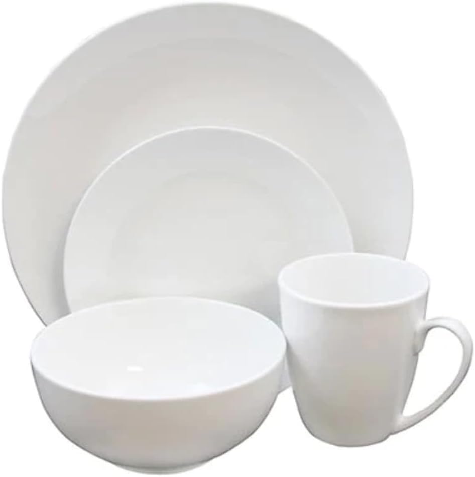 VAJILLA BLANCA 16PZ OGALLA