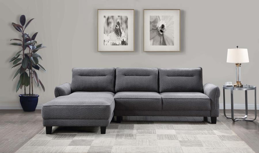 Sala seccional CASPIAN 2pzs, chaise izquierdo