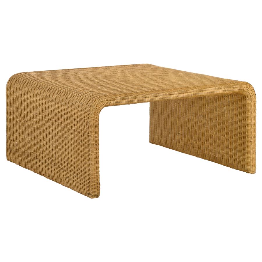 Mesa de centro JUANITA Ratán, natural