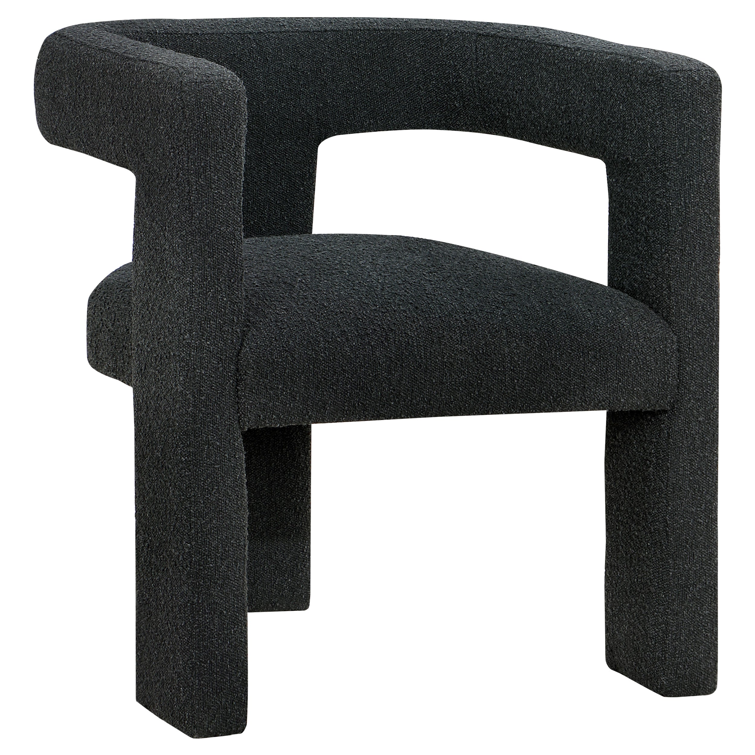 Sillón individual PETRA, negro