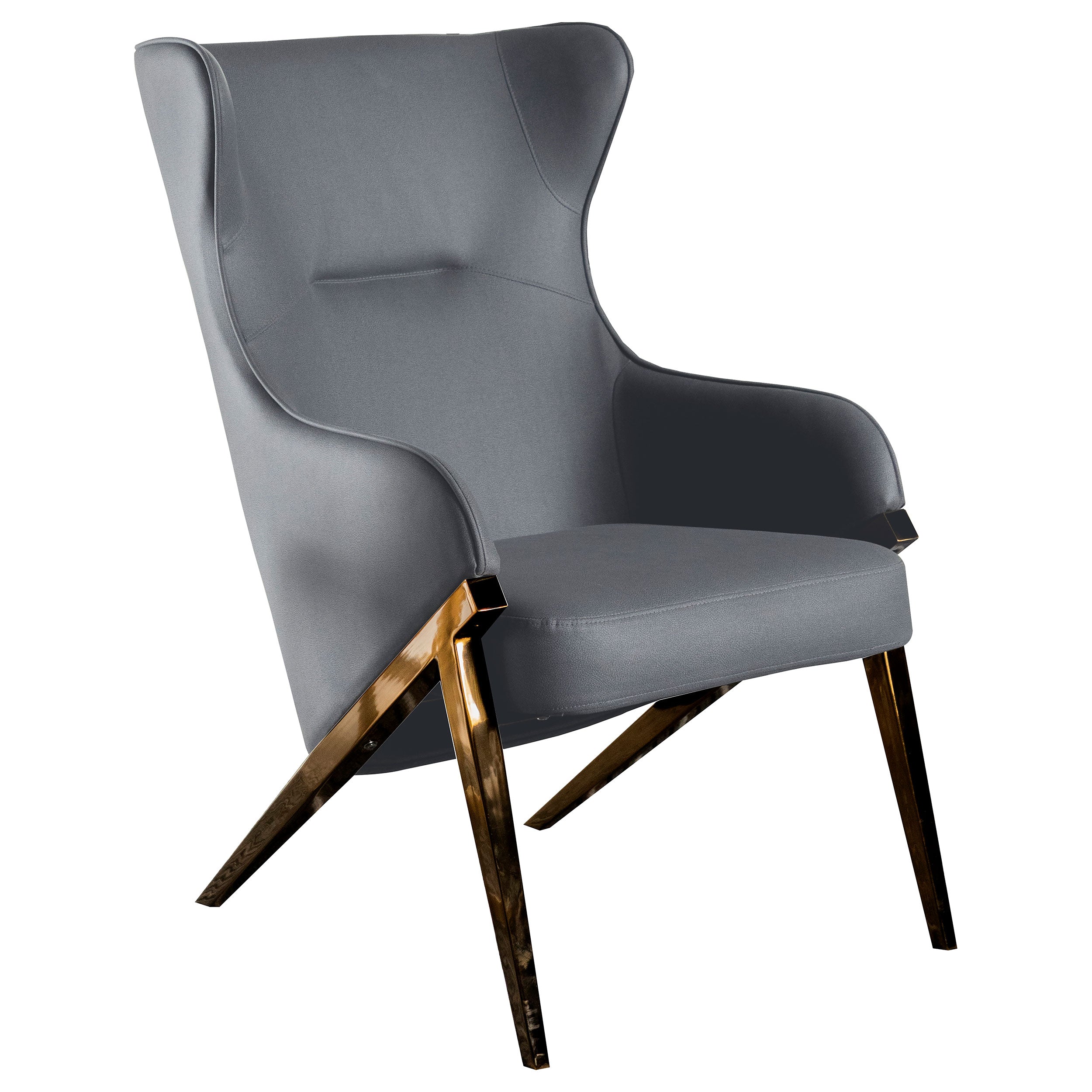 Sillón individual WALKER, gris