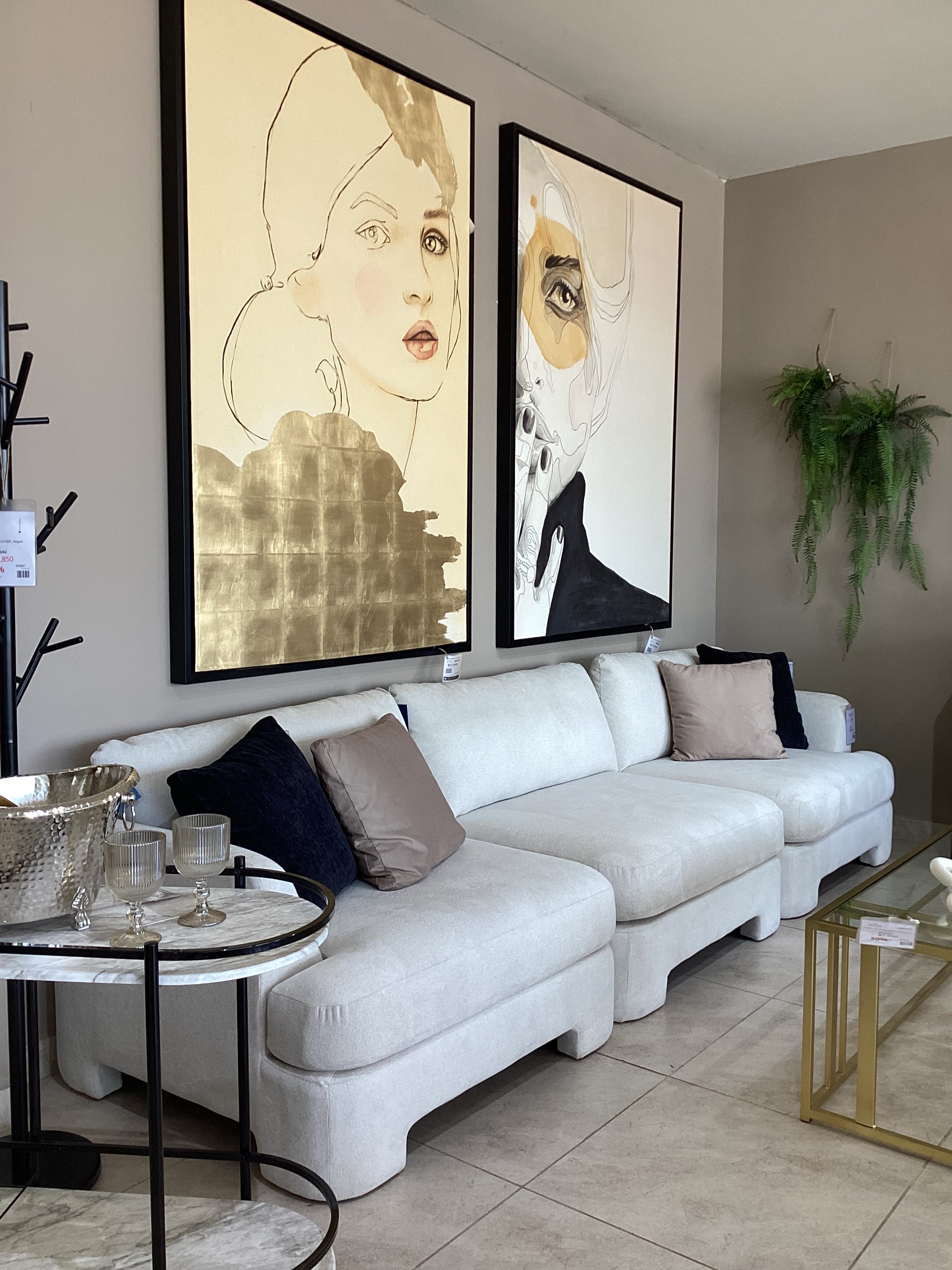 Sofá modular BOUX / Calixto Beige
