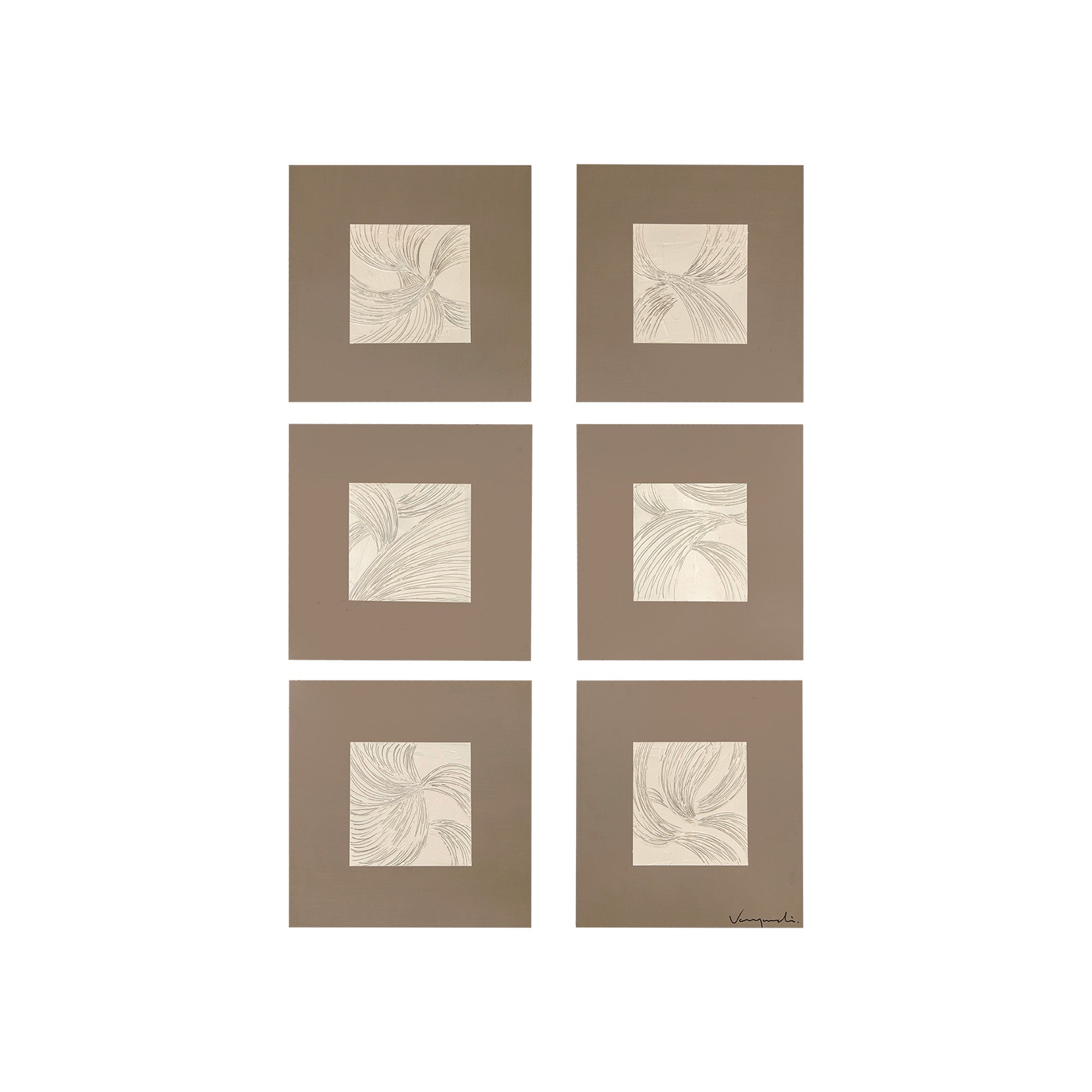 CUADRO SENTRA SET 6 60X60X06 (6 PZAS)