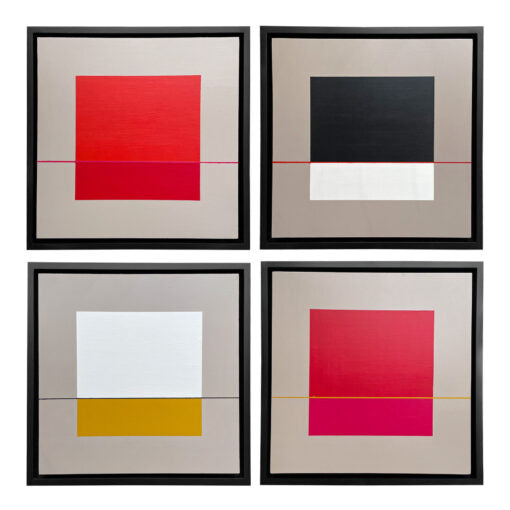 Cuadro FARVER set de 4, 60x60