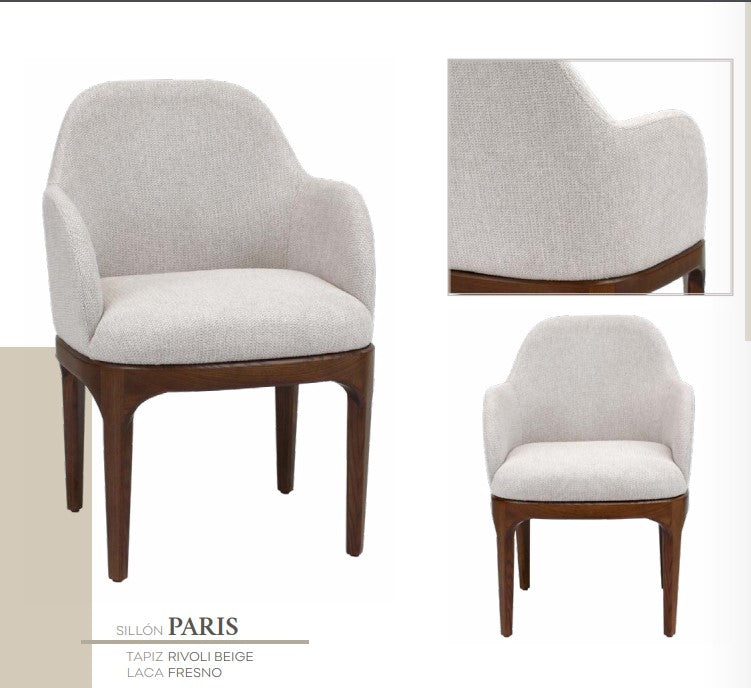 Sillón individual PARIS/ Rivoli Beige