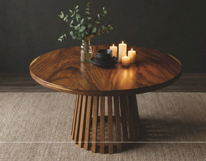 Mesa de Comedor ISELA 160D, rosa morado