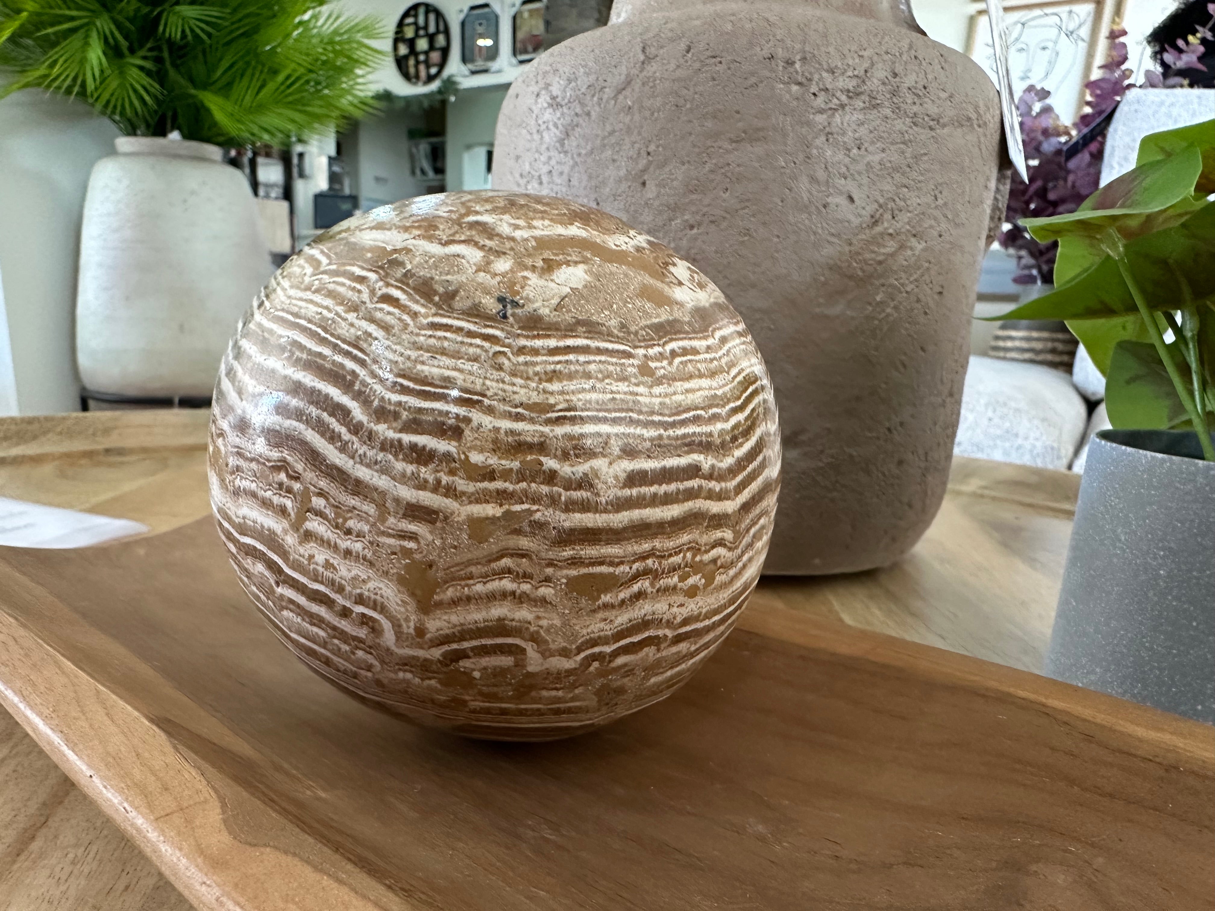 Aragonita café, Esfera 2.13 kg
