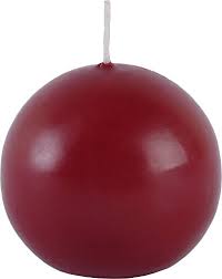 Vela Esfera 4 Roja Apple Cinnamon