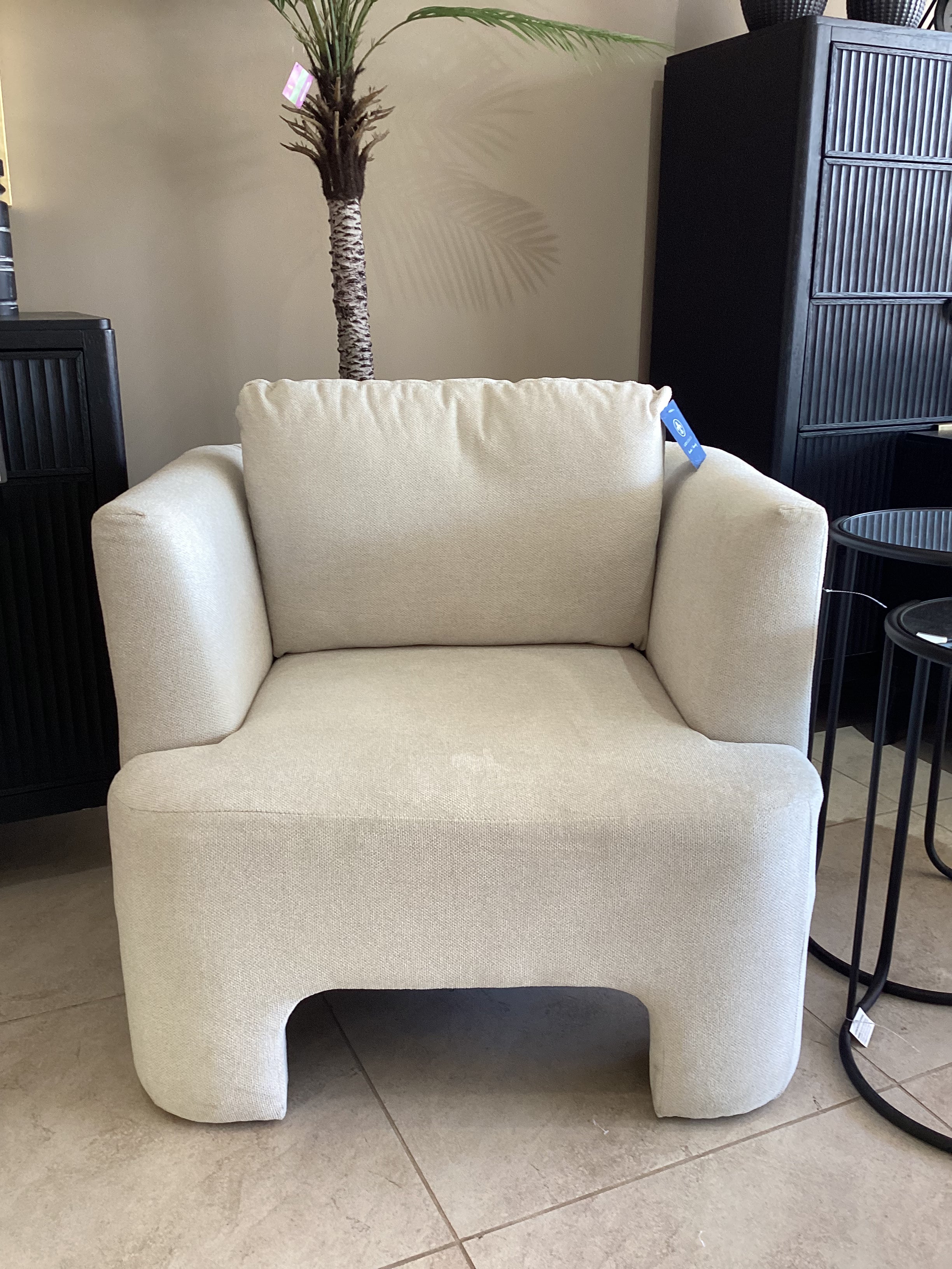 Sillón individual BIGI Calixto Beige