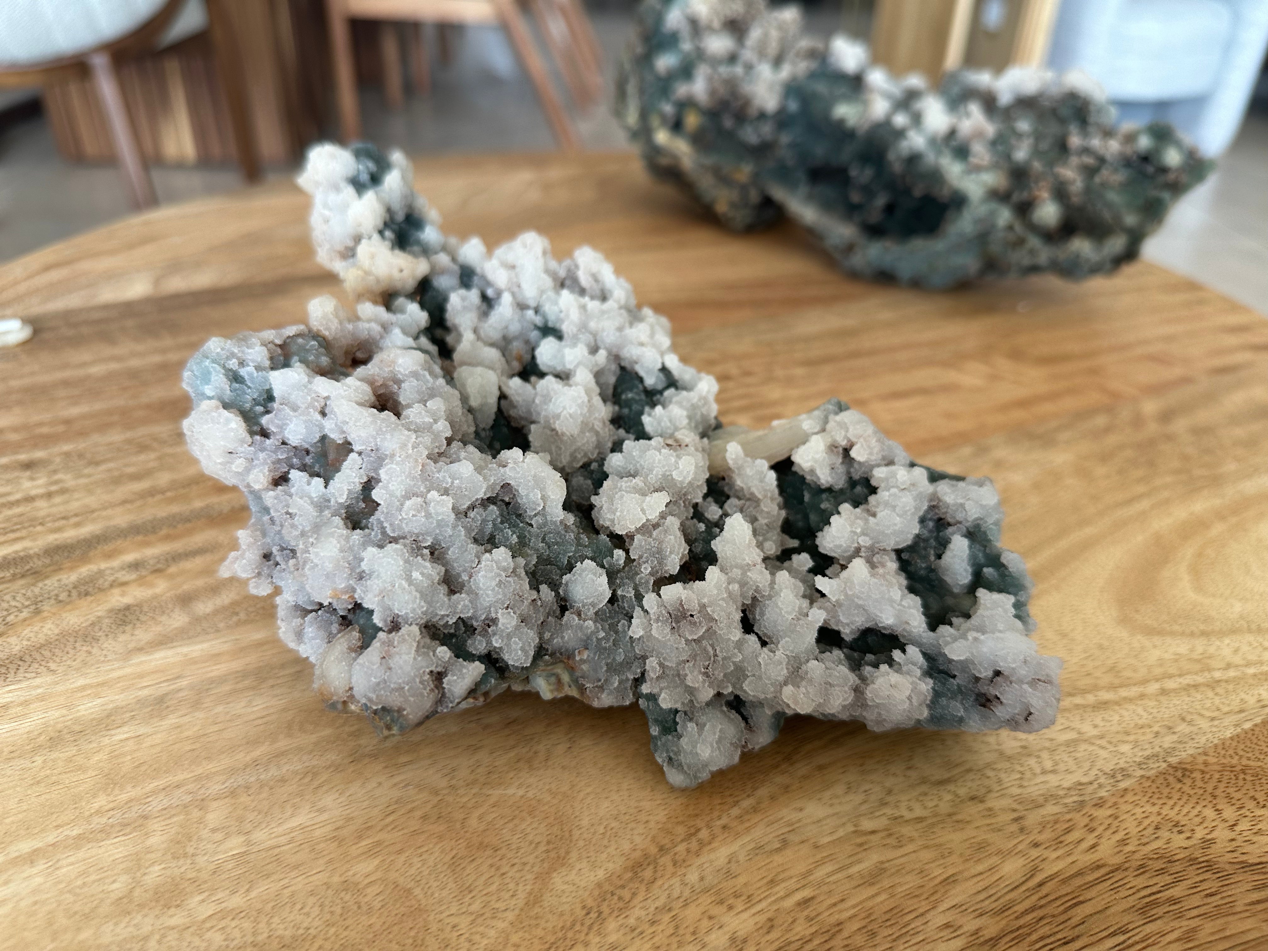 Coral Fósil con Calcedonia 881g E. #2, Único de Colección