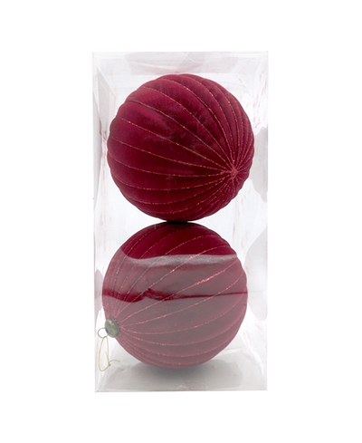 ESFERA PAQ2PZ 20CM TERCIOPELO