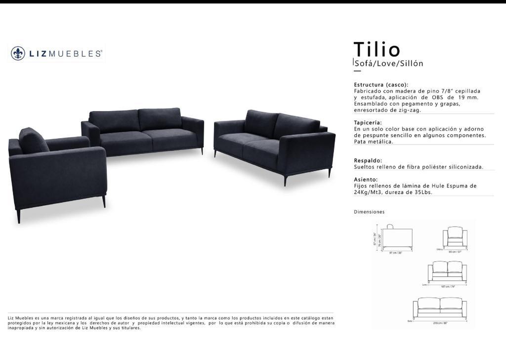 Sofá TILIO Hidra Grey