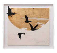 Cuadro BIRD DUSK 180x180