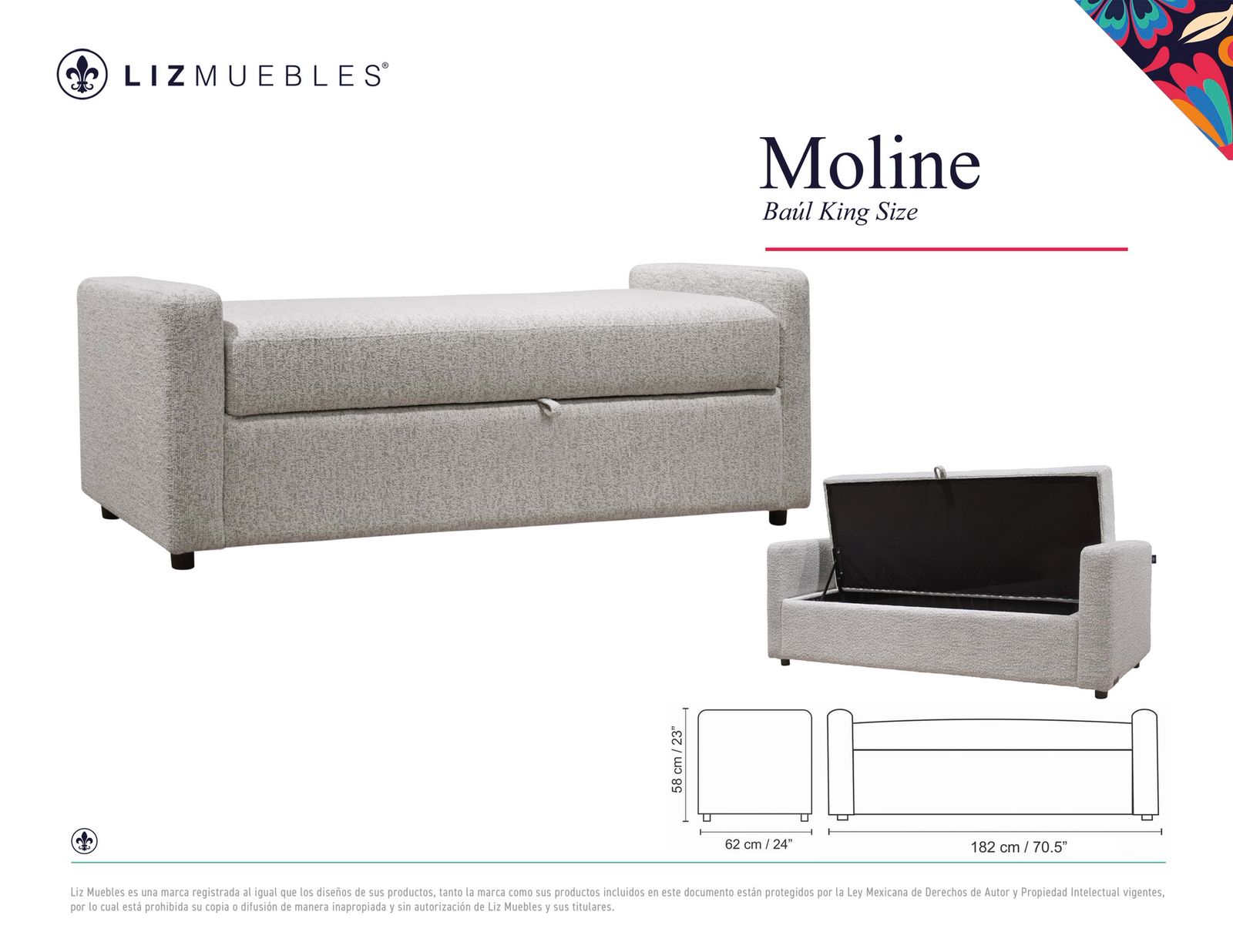 Baúl MOLINE Angel Cloud