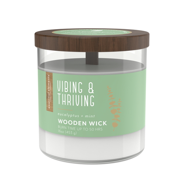 16oz. ESS ELEM Vibing & Thriving, Pabilo Madera