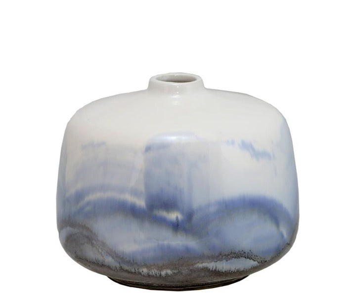 WAVERLY VASE CERAMIC BAJO