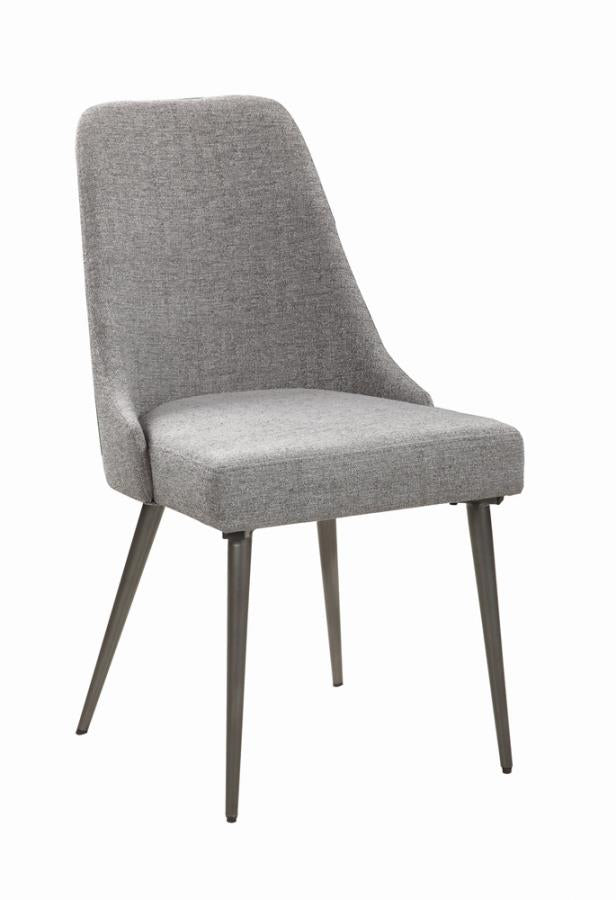 Silla ALAN gunmetal, gris