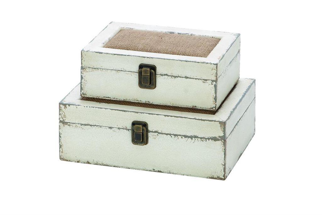 CAJA MADERA BLANCA
