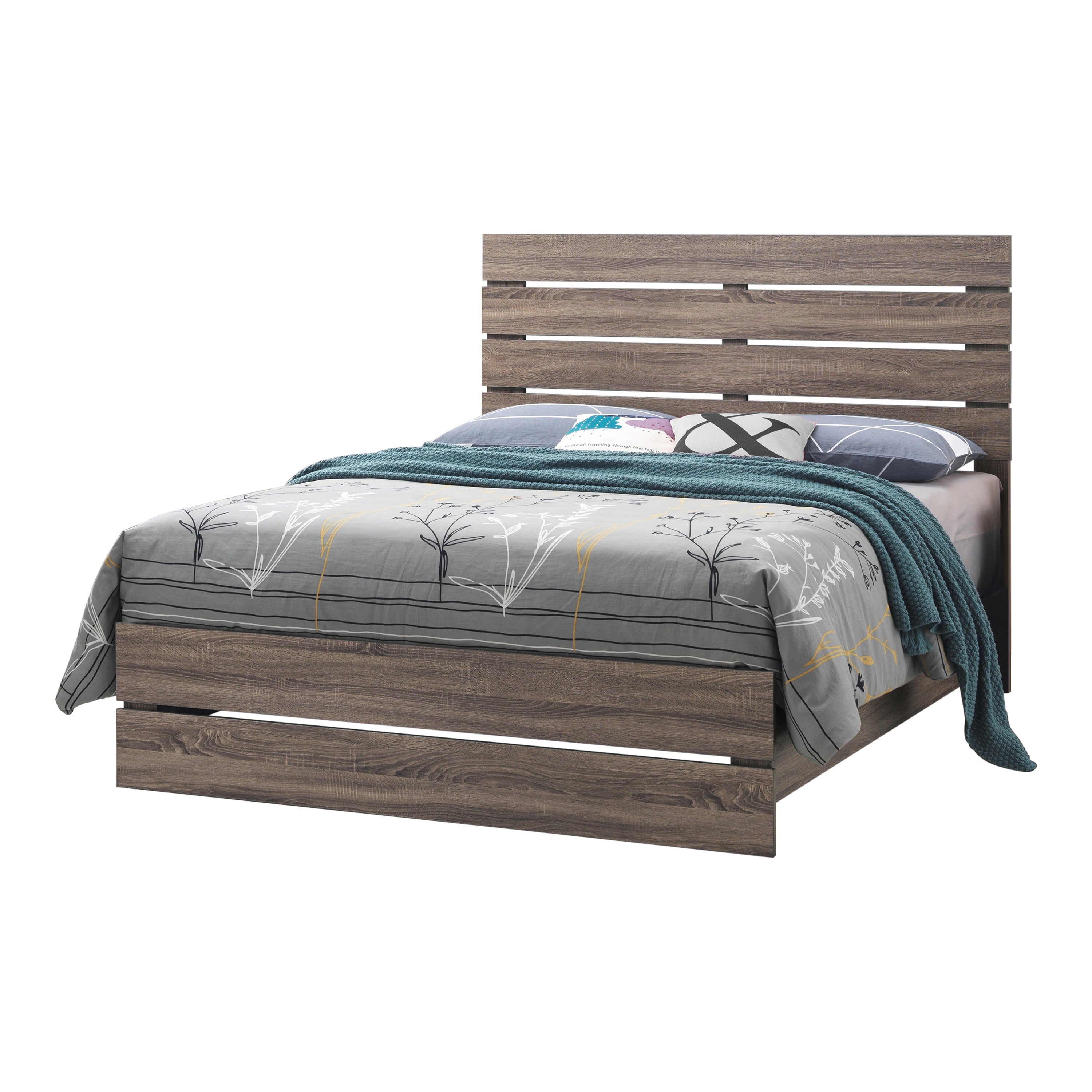 Cama BRANTFORD Queen (US), Gris