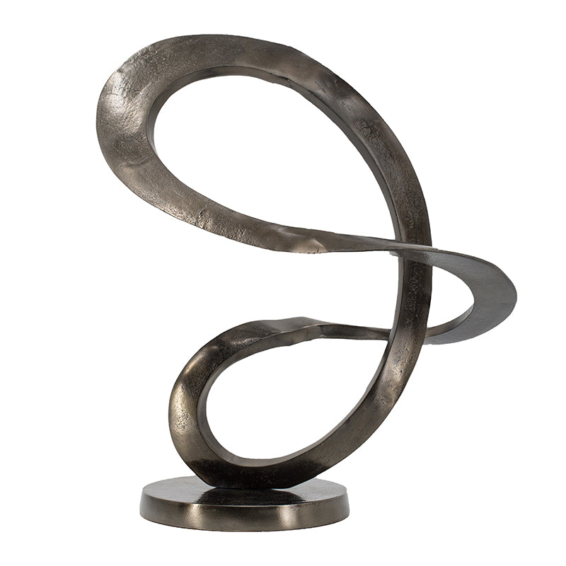 ESCULTURA ALUM 15X17" NEGRO