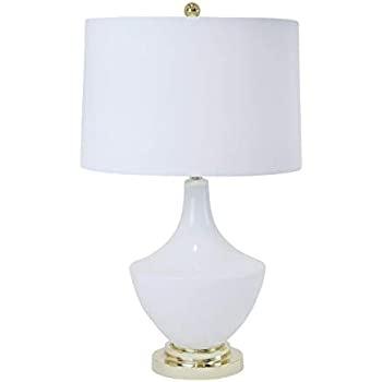 LÁMPARA DE MESA GLASS 28" GENIE WHITE