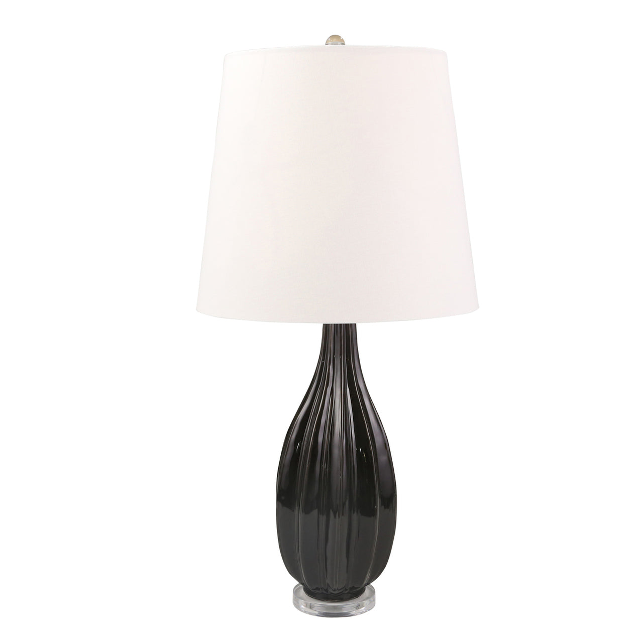 LÁMPARA DE MESAS CERMIC 36" BLK