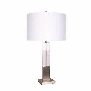 LÁMPARA DE MESA CRYSTAL 27" BLOCK GOLD