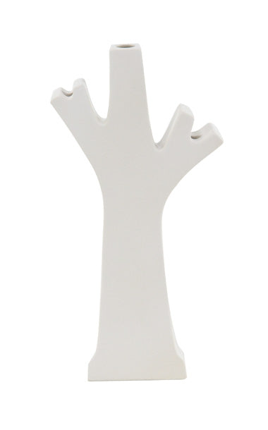 CER TALL TREE VASE 7"W, 14"H