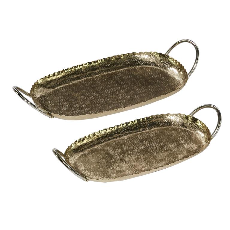 CHAROLA DORADA CON ASAS