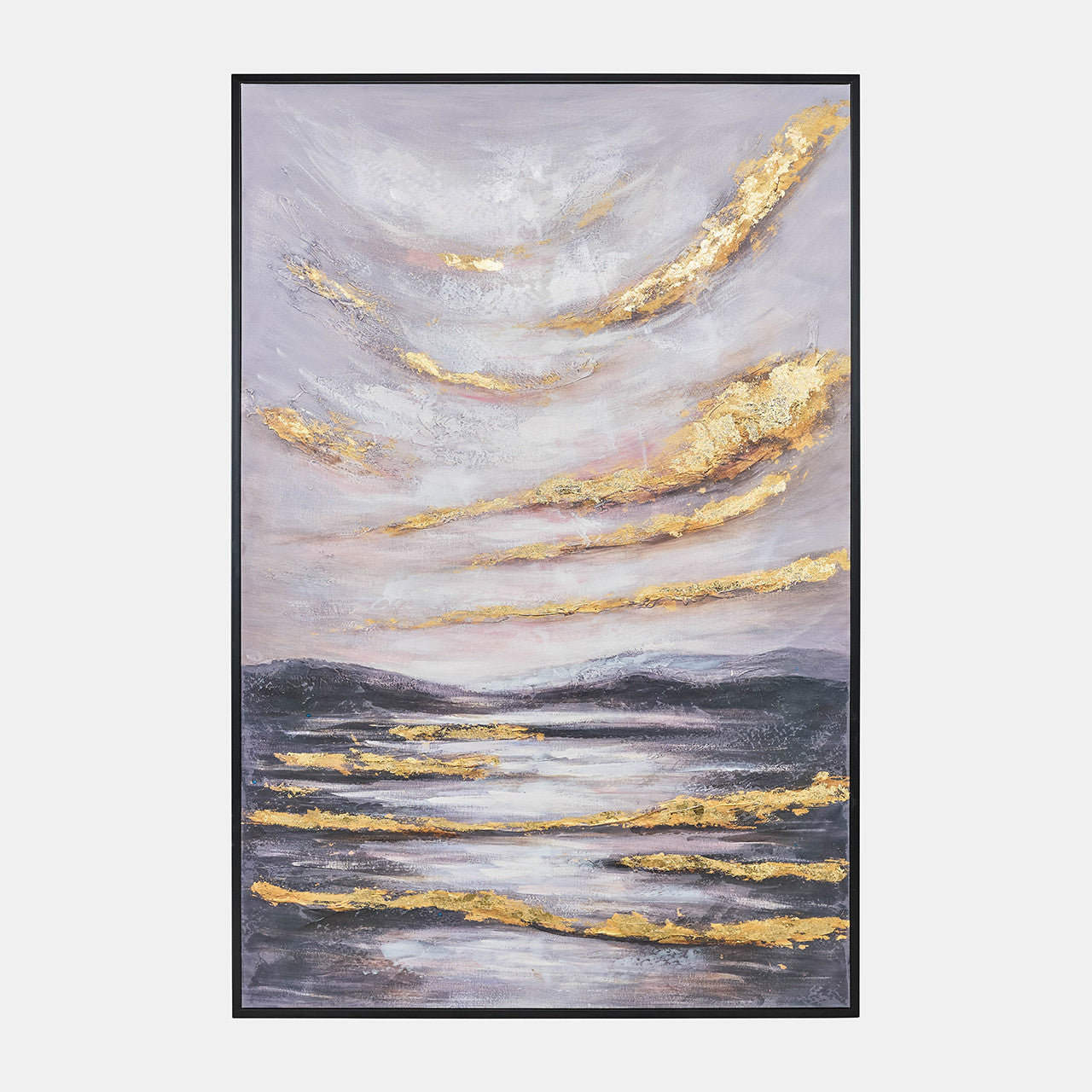 Sky Gray Gold 40x60”