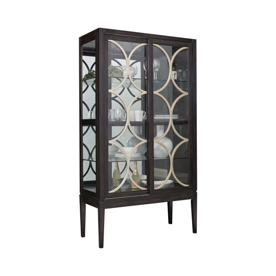 Curio vitrina BLACK&GOLD