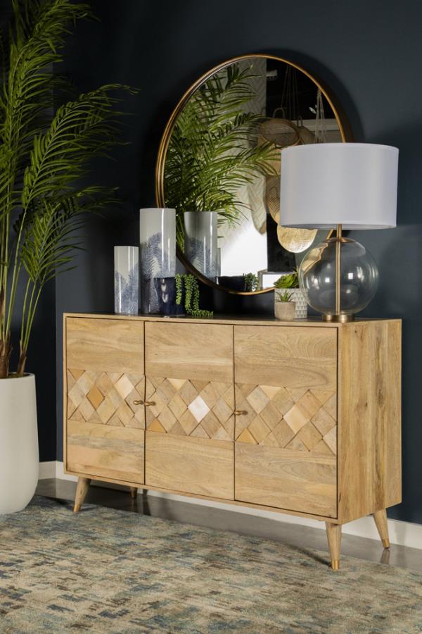 Gabinete de madera ROMBOS, natural