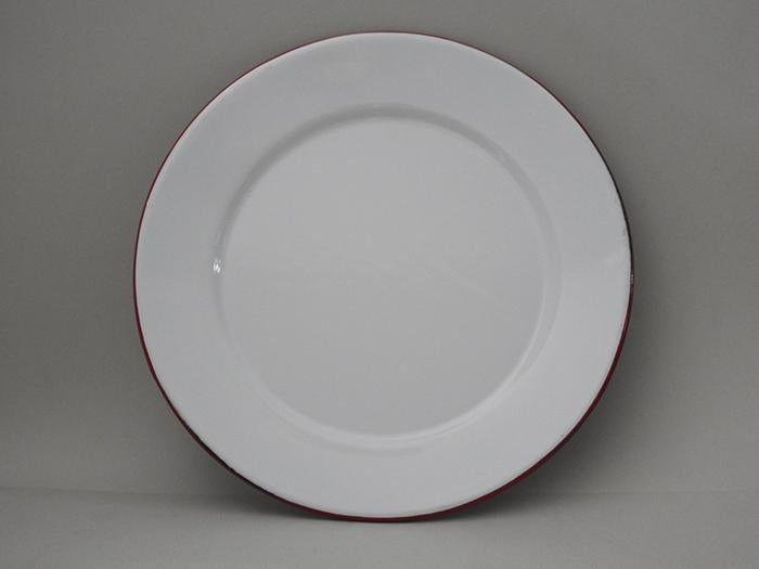 Plato Liso No. 27 /Trinche Blanco Filo Rojo Baro Industrial CPL27-BR 746169300987