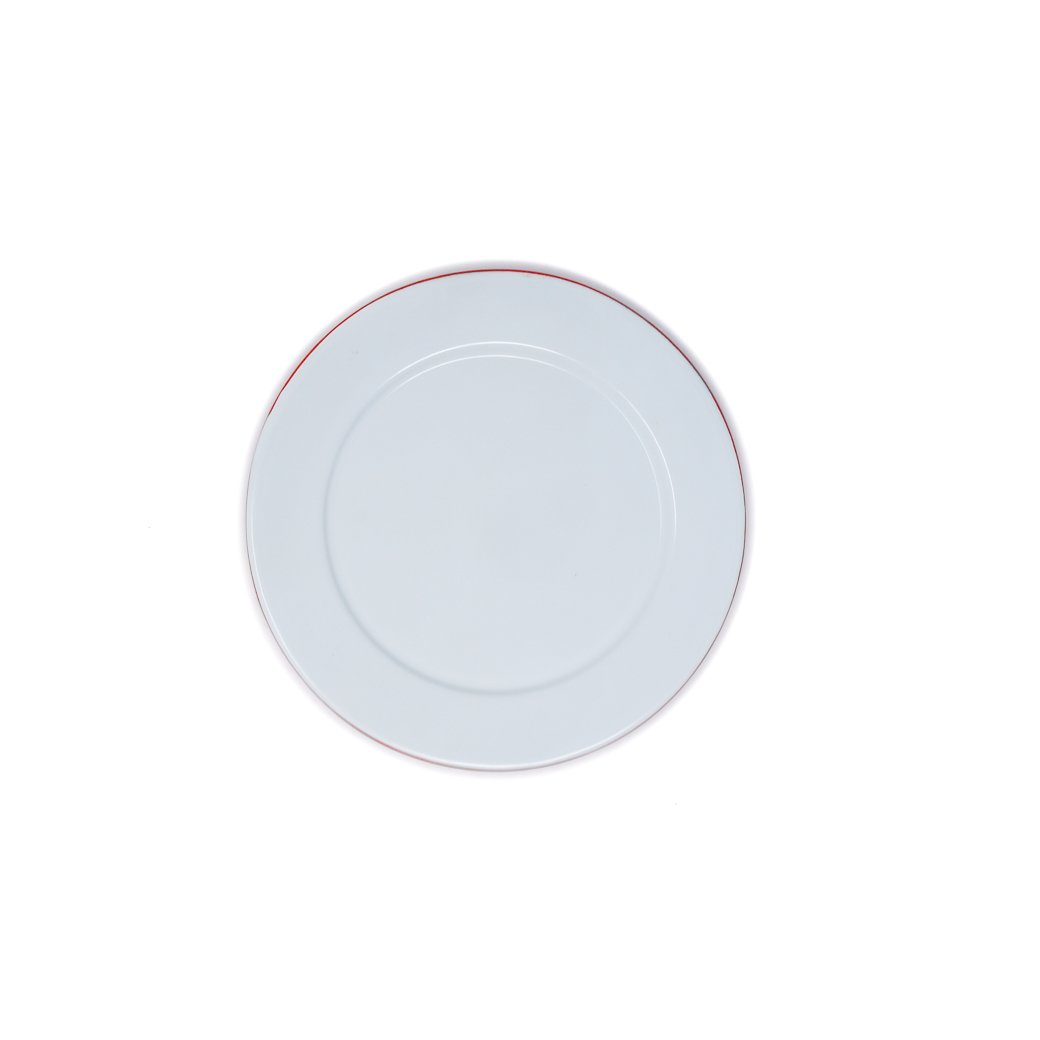 Plato Liso No. 27 /Trinche Blanco Filo Rojo Baro Industrial CPL27-BR 746169300987
