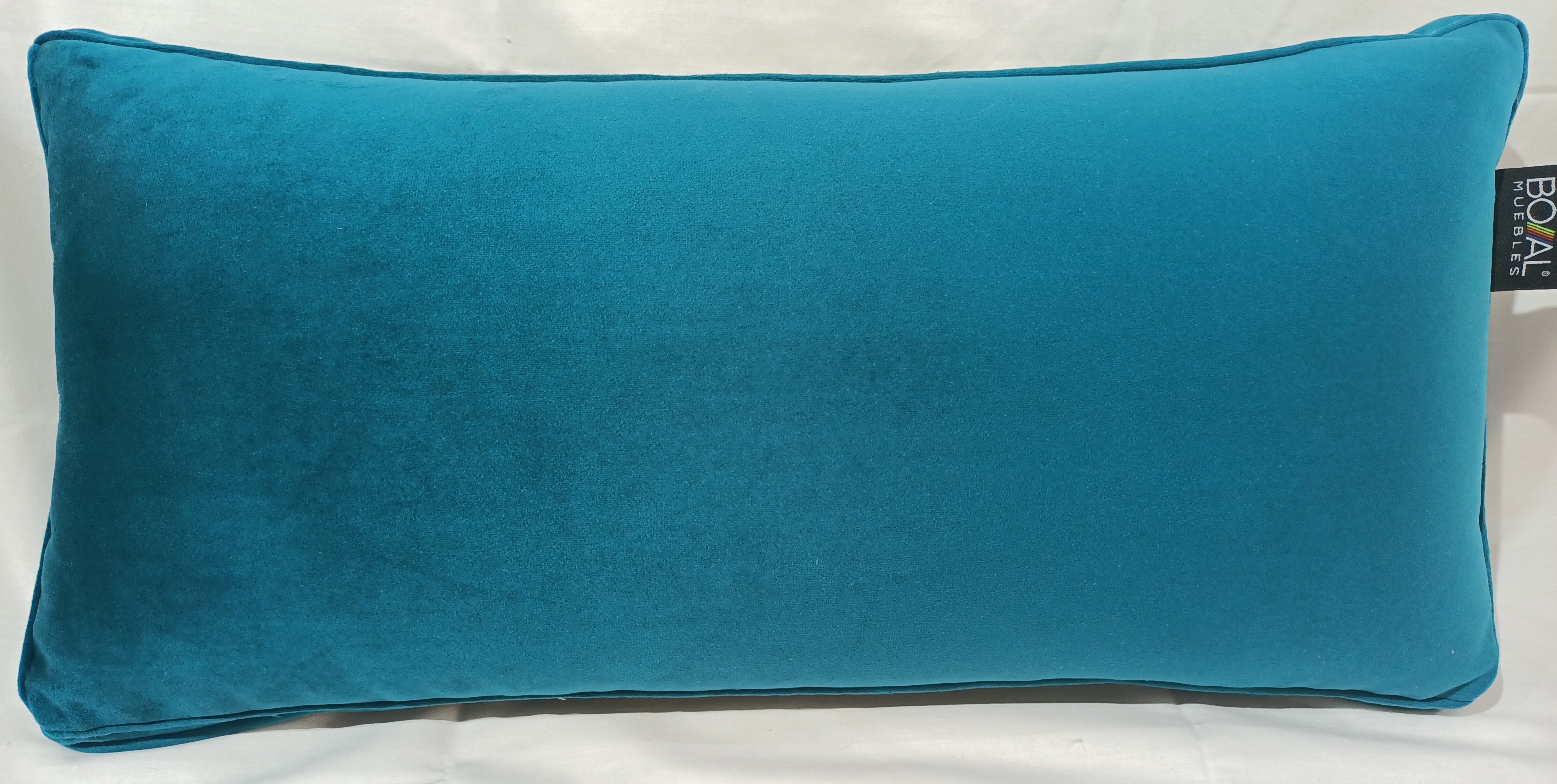 Cojín 60x30cm Azul turqueza EMA047