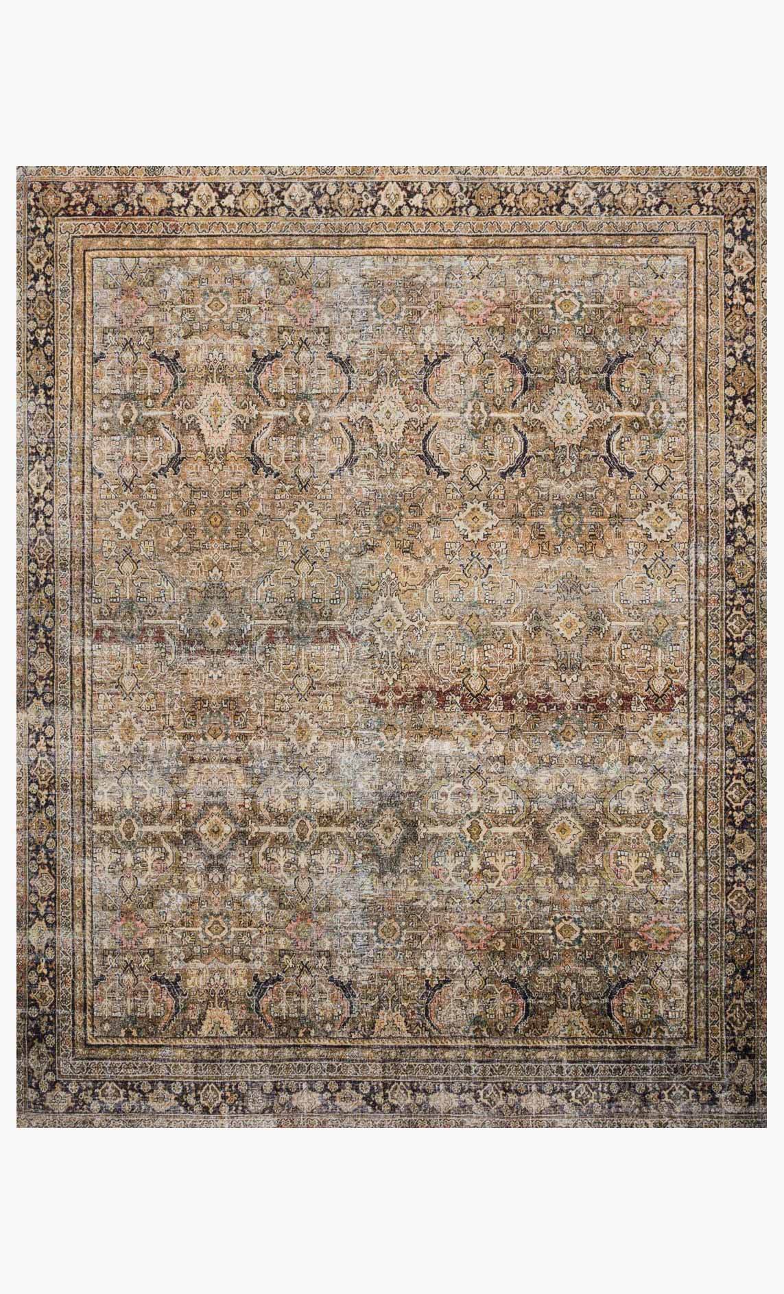 Tapete Layla Olive Charcoal 1.50 x 2.28 m