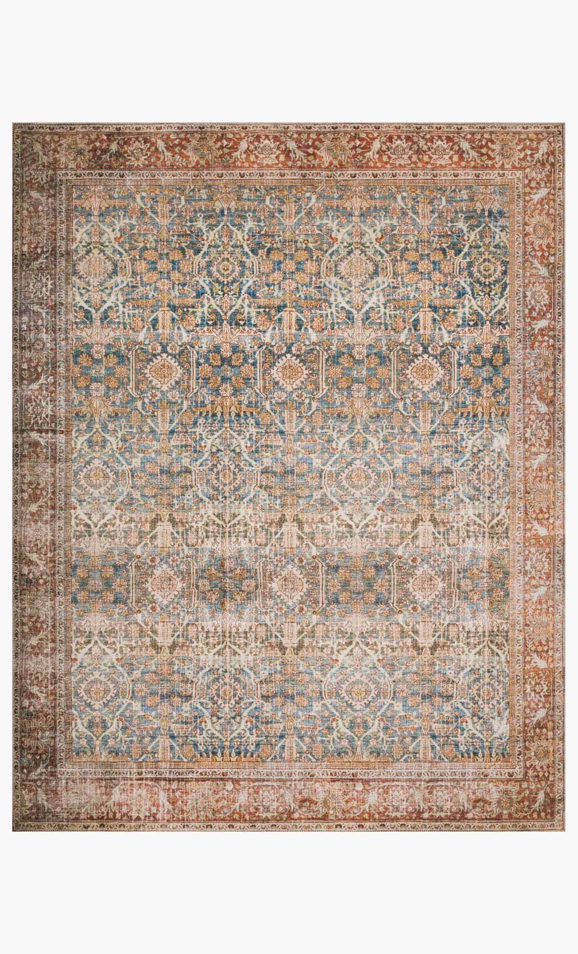 Tapete Layla Ocean Rust 1.06 x 1.67 m