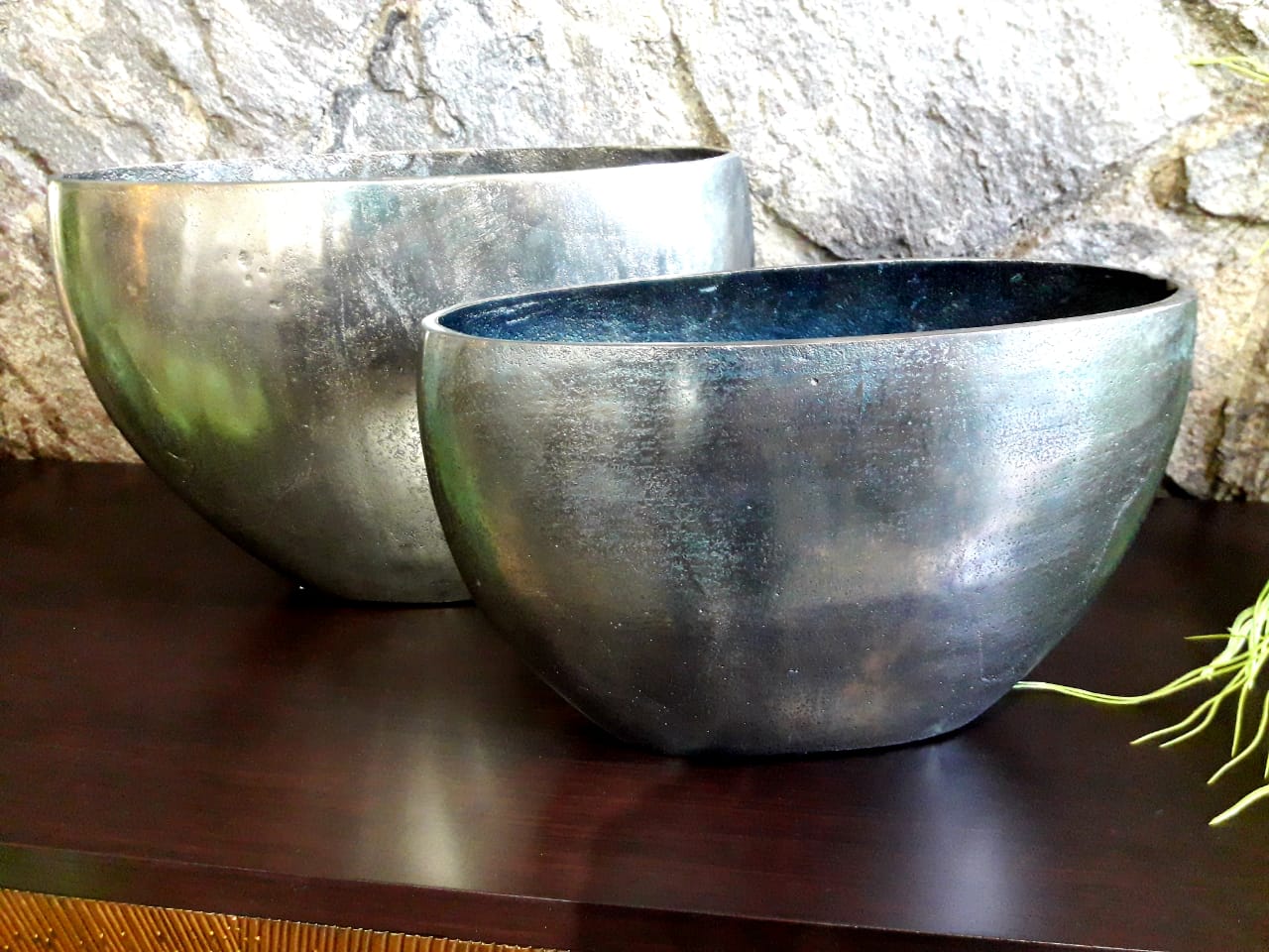 CASAN BOWL MTL SML 13X8"