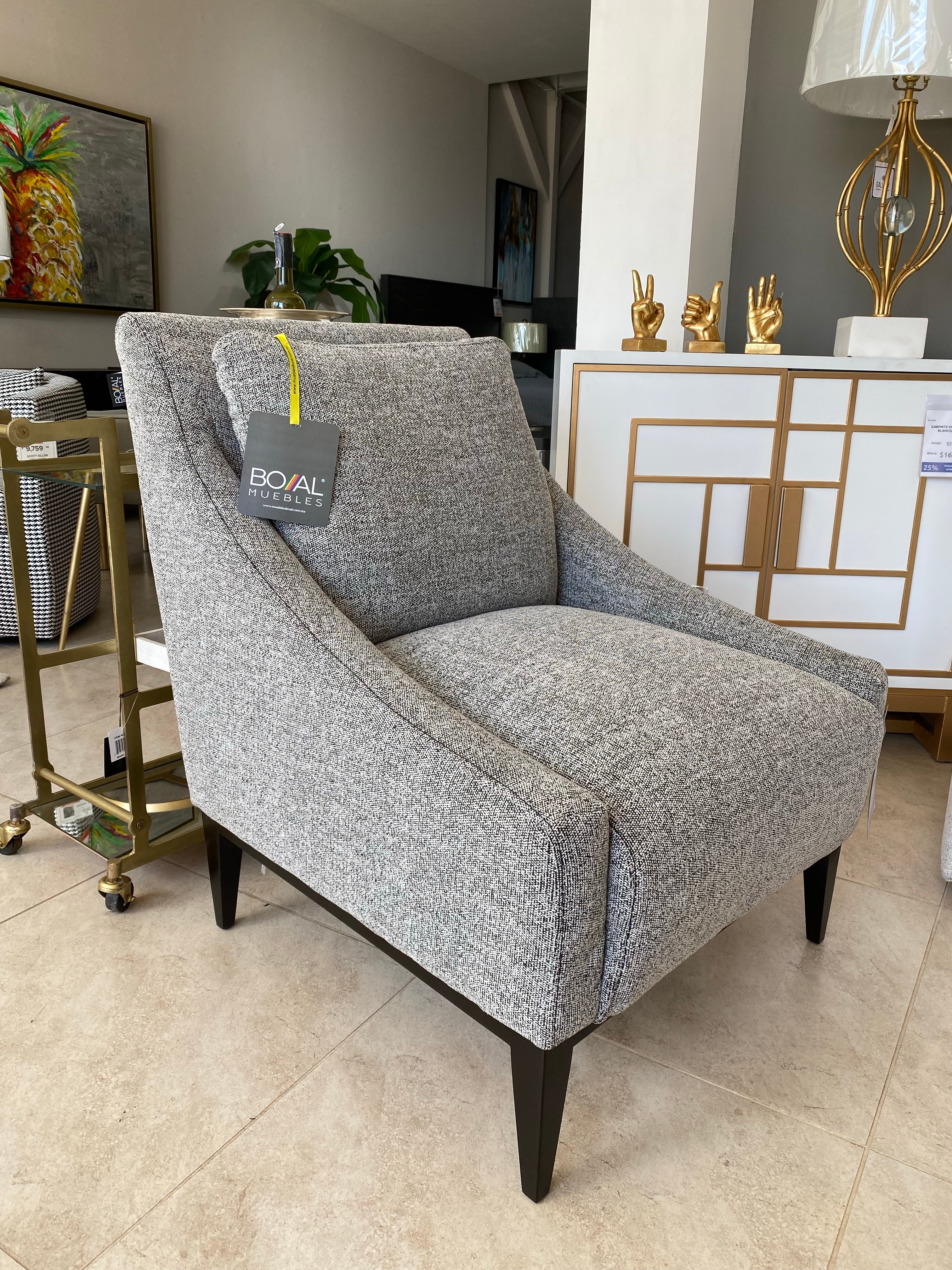 Sillón individual NOVE/ bolonia black