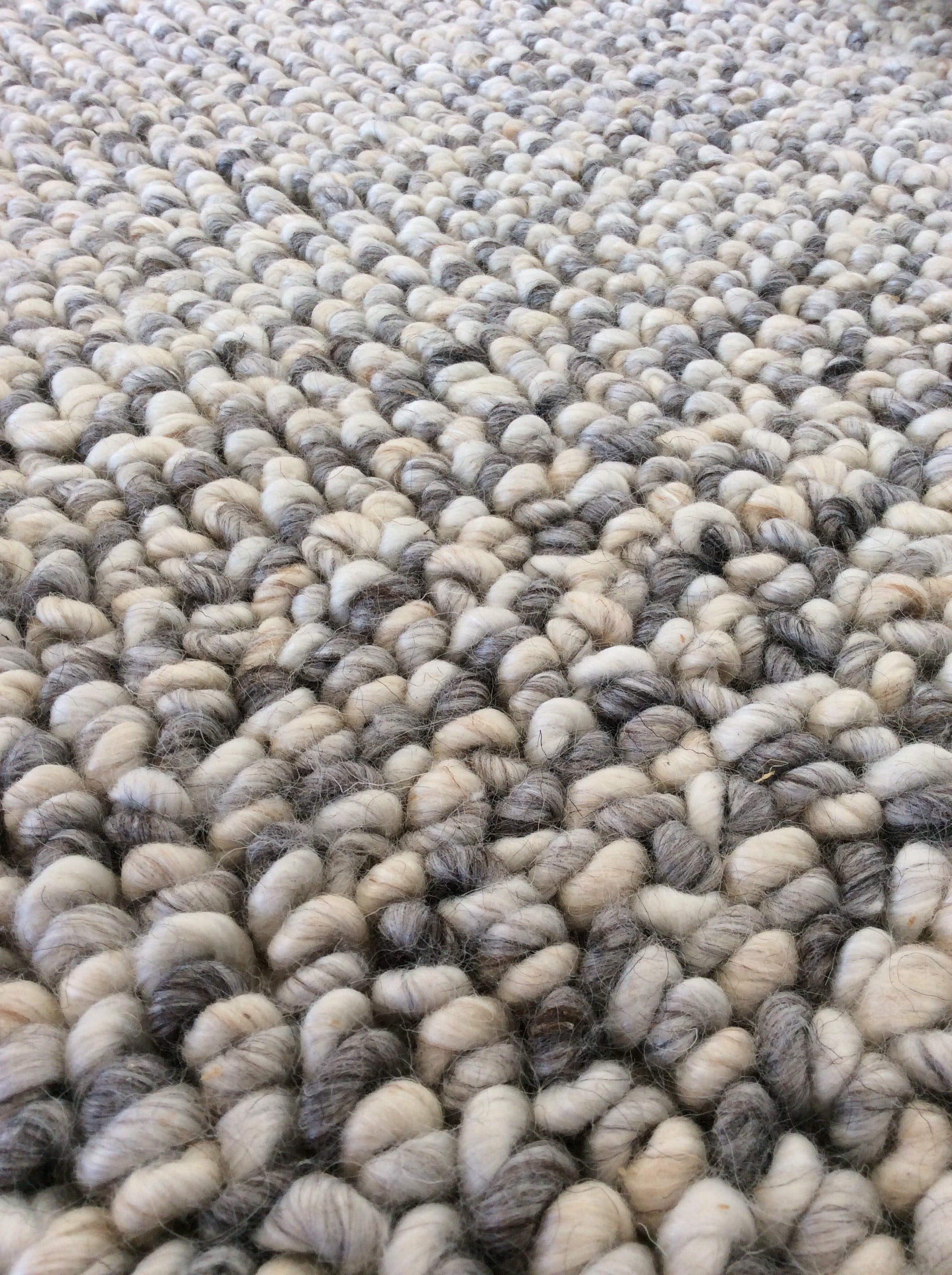 Tapete nudos beige/gris 1.60x230